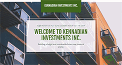 Desktop Screenshot of kennadianinvestments.com